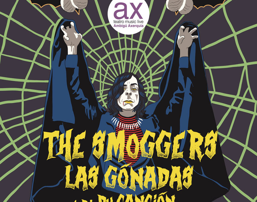 Cartel The Smoggers & Las Gónadas – Cowabunga Party – Ambigú Axerquía Teatro Córdoba