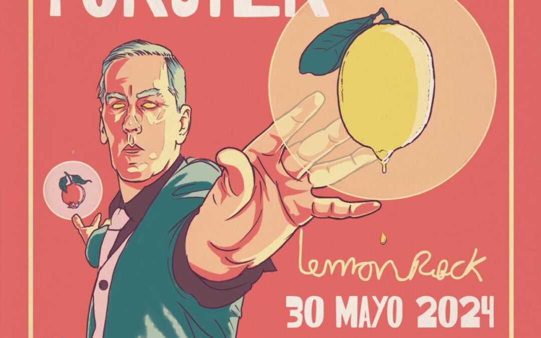 Cartel Robert Forster – Lemon Rock Granada