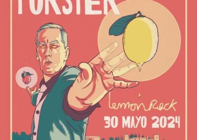 Cartel Robert Forster – Lemon Rock Granada